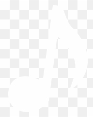 Music Note White Free Download - Single Notes png