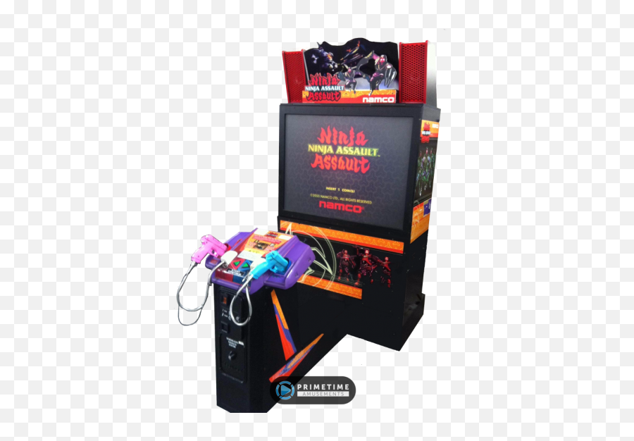 Ninja Assault Deluxe Video Arcade Game By Namco Clipart - Namco Arcade Games Png,Arcade Cabinet Png