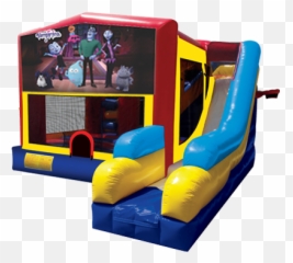 Vampirina Modular 7n1 Combo Bounce House Inflatable Rental - Basketball Slide Bounce House Png,Vampirina Png