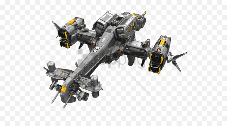 Png Image With Transparent - Spaceship Png Concept,Plane Transparent Background