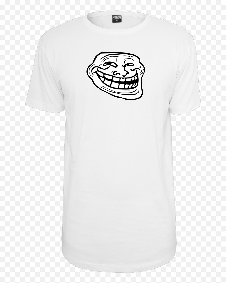 Buy Trollface Urban Classics Long Tee Supergeekde - Active Shirt Png,Trollface Png