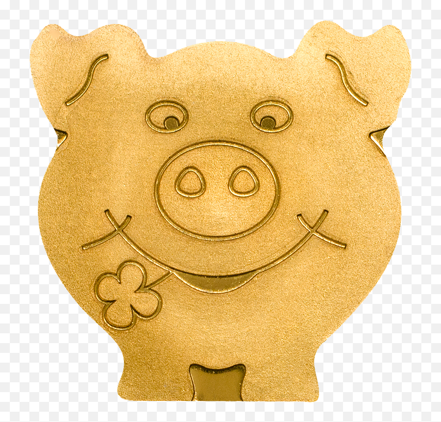Golden Lucky Pig U2013 Cit Coin Invest Ag - Cartoon Png,Pig Transparent