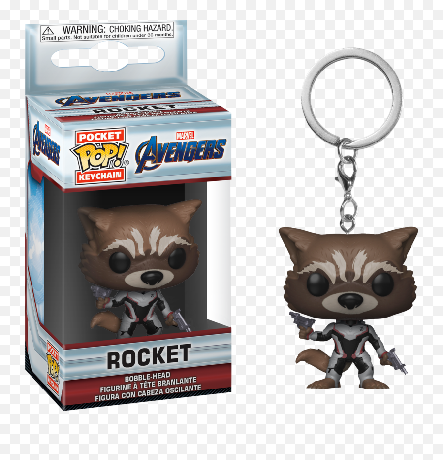 Funko Pocket Pop Marvel Avengers Endgame - Rocket Raccoon Avengers Endgame Funko Pop Keychains Png,Rocket Raccoon Png
