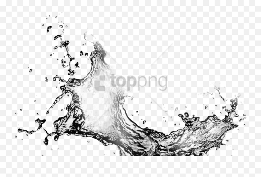 Download Free Png White Water Splash Image With - Black Transparent Water Splash Png,Water Splash Png