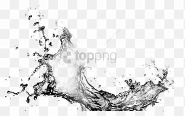 Download Free Png White Water Splash Image With - Black Transparent