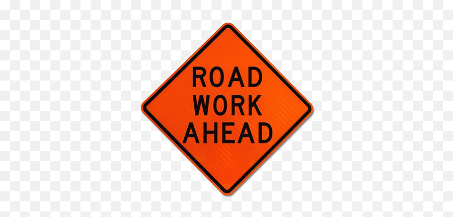 Under Construction Sign Png Free Download All - Road Work Ahead Sign,Construction Sign Png
