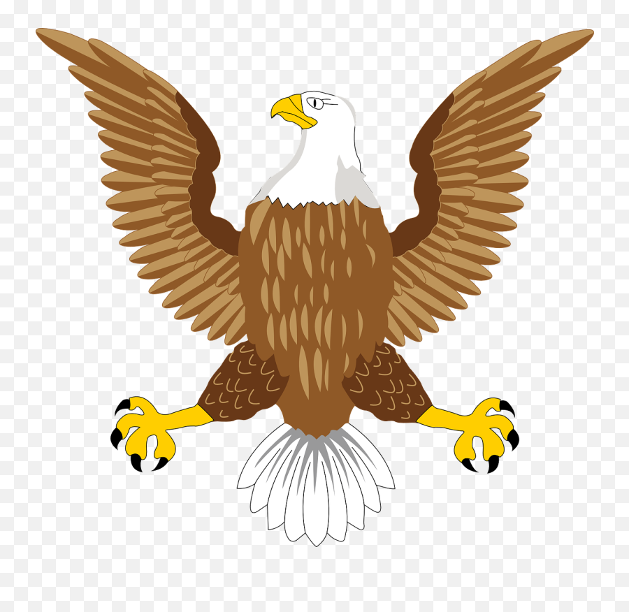 Eagle Transparent Clipart - Usa Bald Eagle Symbol Png,Eagle Head Logo