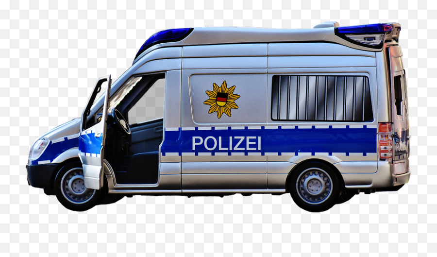 Transparent Blue Police Car - Police Van Png,Cop Car Png