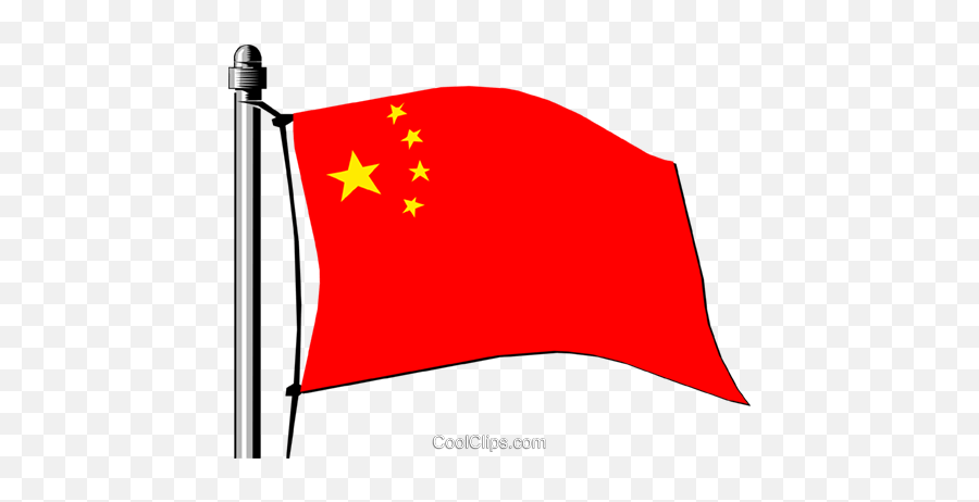 China Flag Royalty Free Vector Clip Art Illustration - Flag Png,Chinese Flag Png