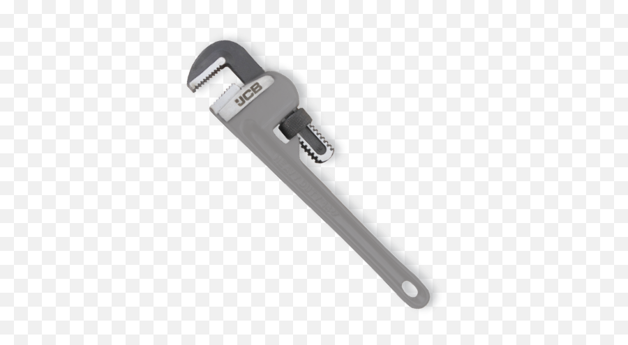 Heavy Duty Pipe Wrench - Aluminium Welcome To Jcb Hand Tools Adjustable Spanner Png,Pipe Wrench Png