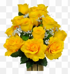 Yellow - Yellow Rose Flower Png,Yellow Rose Transparent