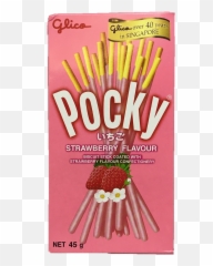 Glico Pocky Strawberry 45g - Pocky Strawberry Png,Pocky Png