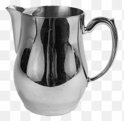 Silver Water Pitcher A Classic Party Rental - Jug Png,Water Pitcher Png