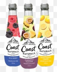 Coast Craft Brewed - Glass Bottle png