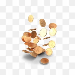 Gold Coins Png Download Free Clip Art - Transparent Falling
