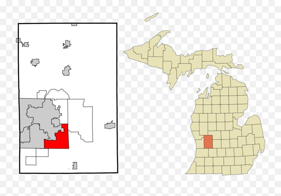 Kentwood Michigan - County Michigan Png,Michigan Outline Png