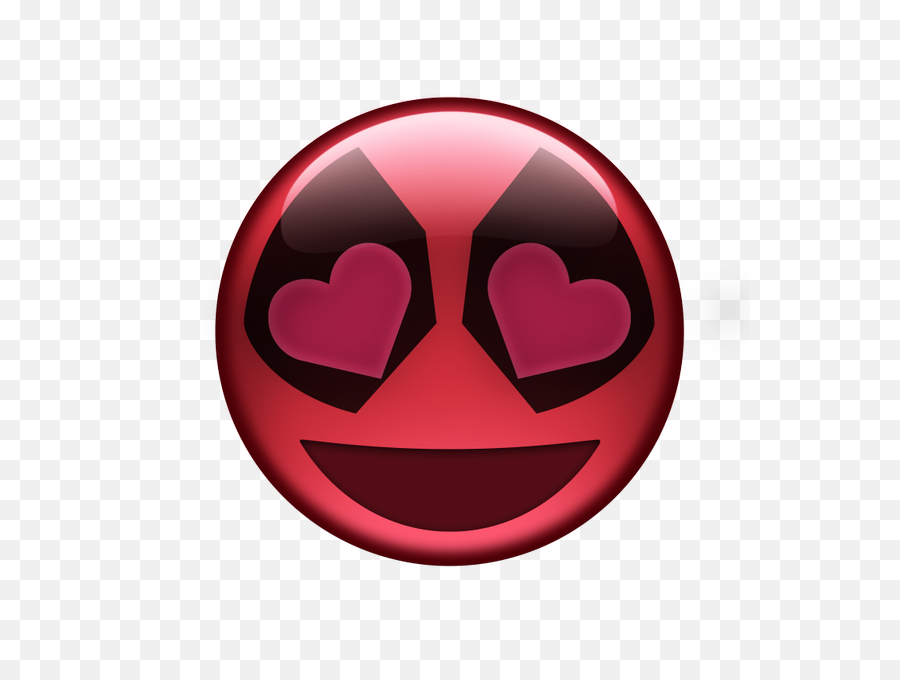 Download Heart Youtube Symbol Deadpool Emoji Free - Deadpool Emoji Png,Emoji Hearts Transparent
