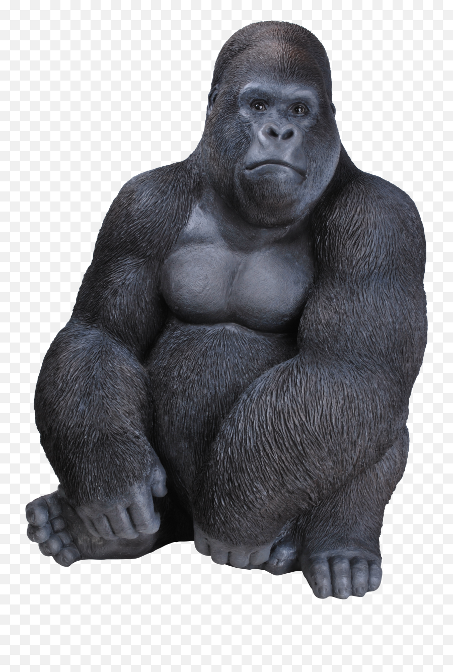 Vivid Art Gorilla Png Image - Gorilla Sitting Png,Gorilla Png