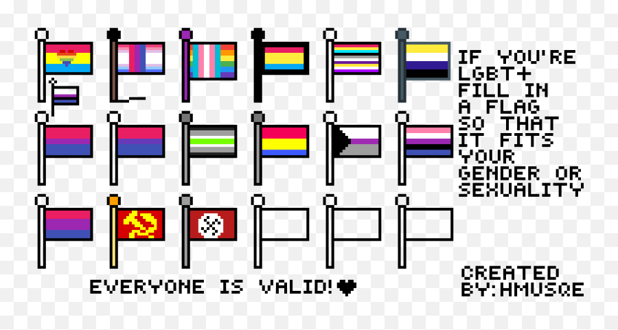 Pixilart - Rainbow Flag Png,Nazi Flag Png