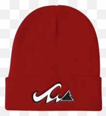 Waves U0026 Wood Logo Knit Beanie Clothing Co - png
