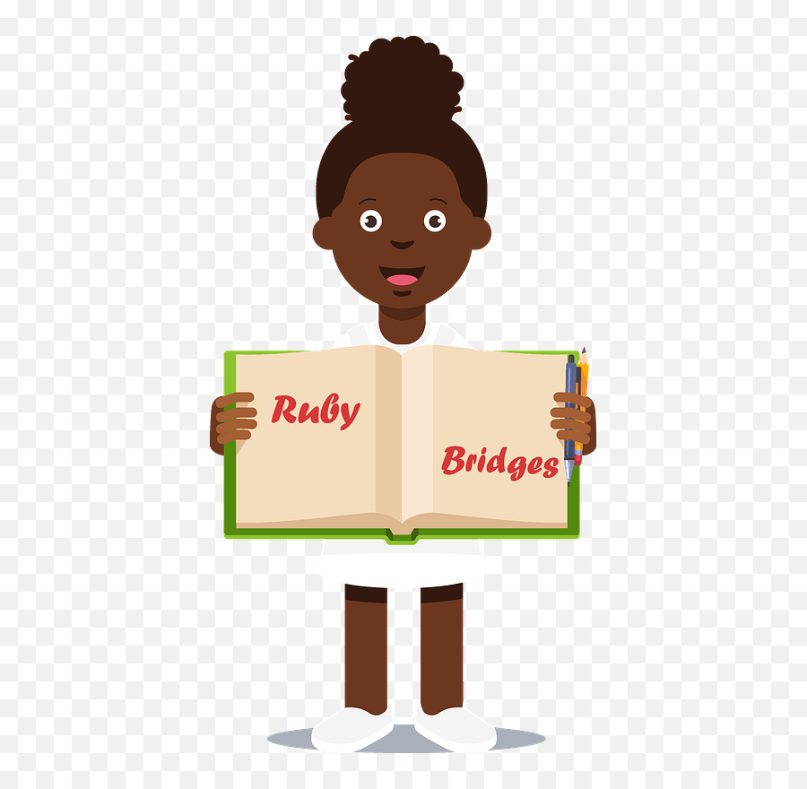 Download Black History Month - Cartoon Hd Png Download Ruby Bridges Png,Bridge Clipart Transparent