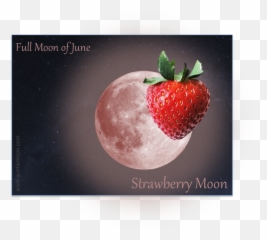 Download Transparent Full Moon Png - Strawberry Fullmoon Clipart