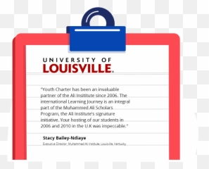 Youth Charter - University Of Louisville Png,Muhammad Ali Png