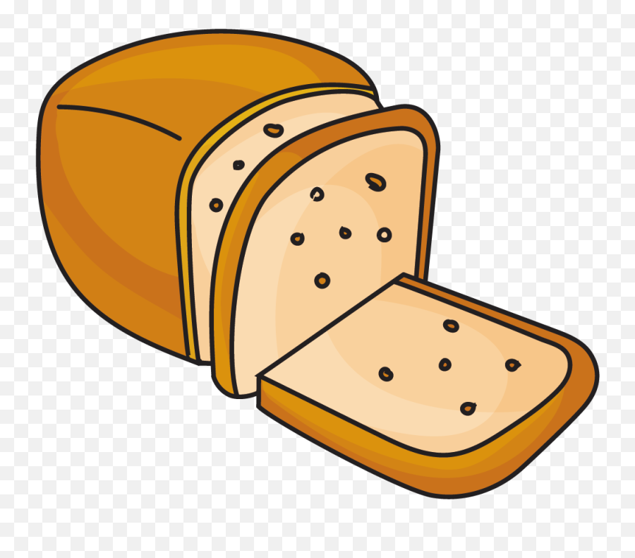 Download Hd Toast Sliced Bread Breakfast Bakery - Vector Toast Bread Vector Png,Toast Png