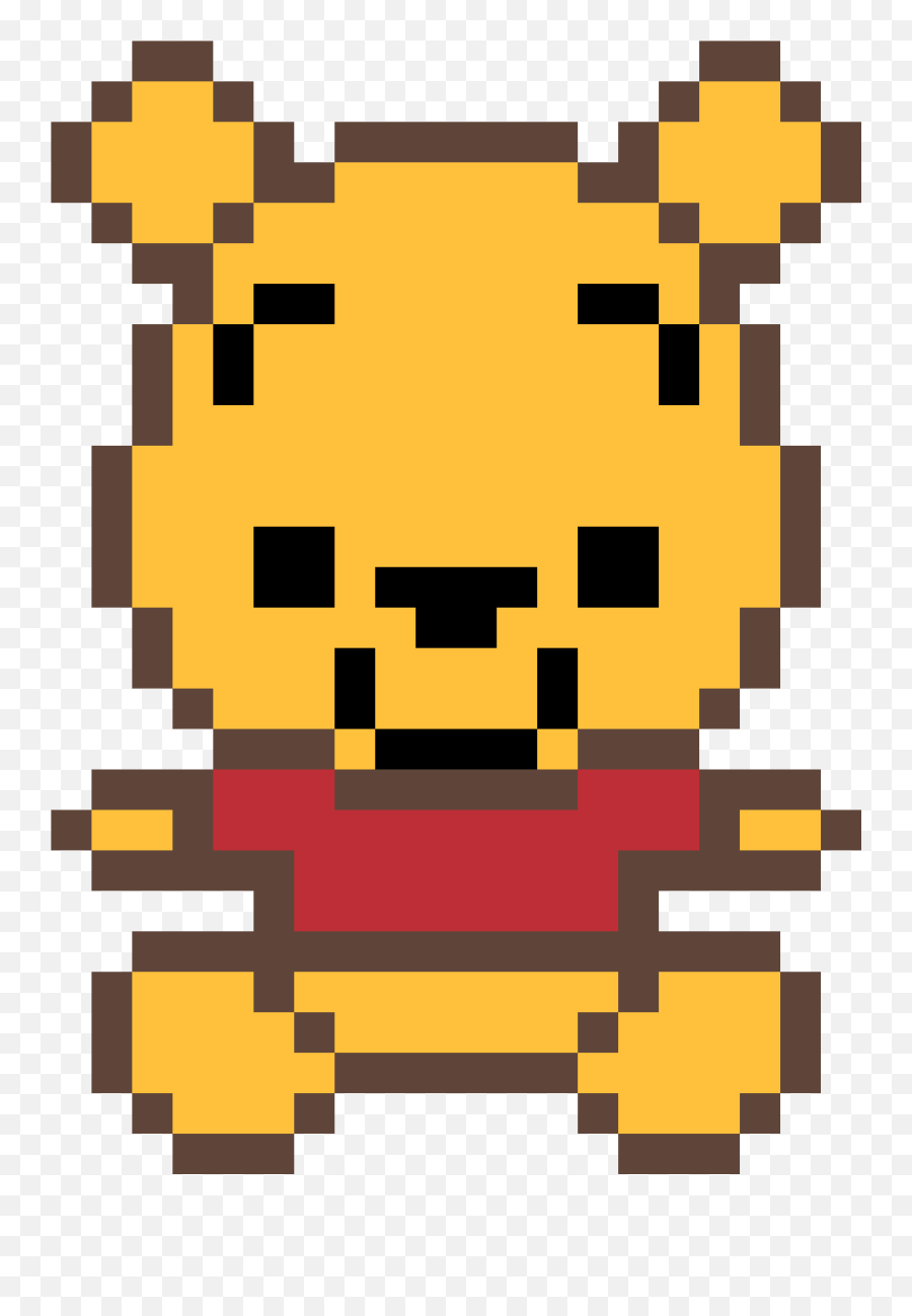 Download Winnie The Pooh - Pixel Art Winnie L Ourson Hd Png Pooh Pixel Art,Winnie The Pooh Png