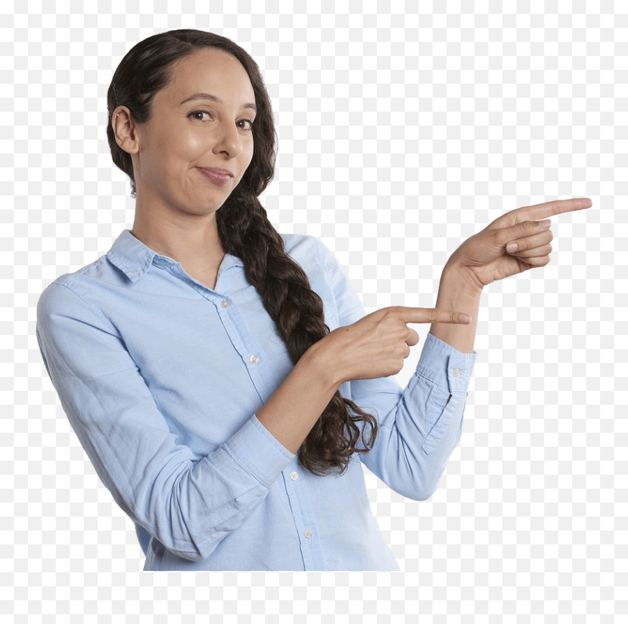 Pointing - Woman Point Png,Hand Pointing Png