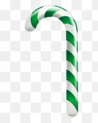 Christmas Candy Cane - Transparent Green Candy Cane Png,Peppermint Candy Png