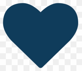 Library Of Navy Blue Heart Vector Free - png