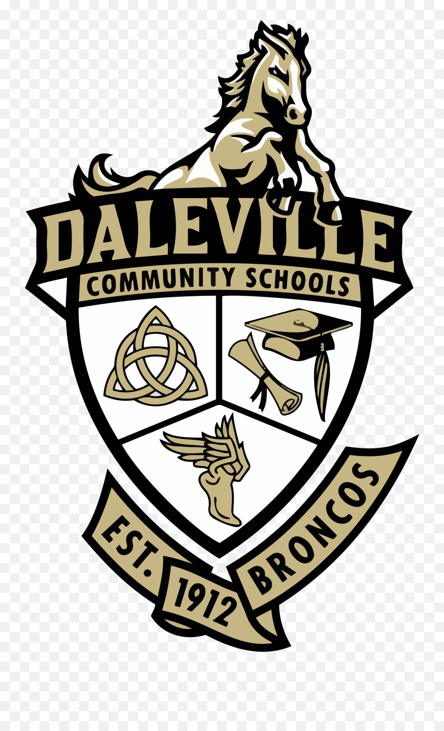 Daleville Community Schools - Automotive Decal Png,Broncos Logo Image