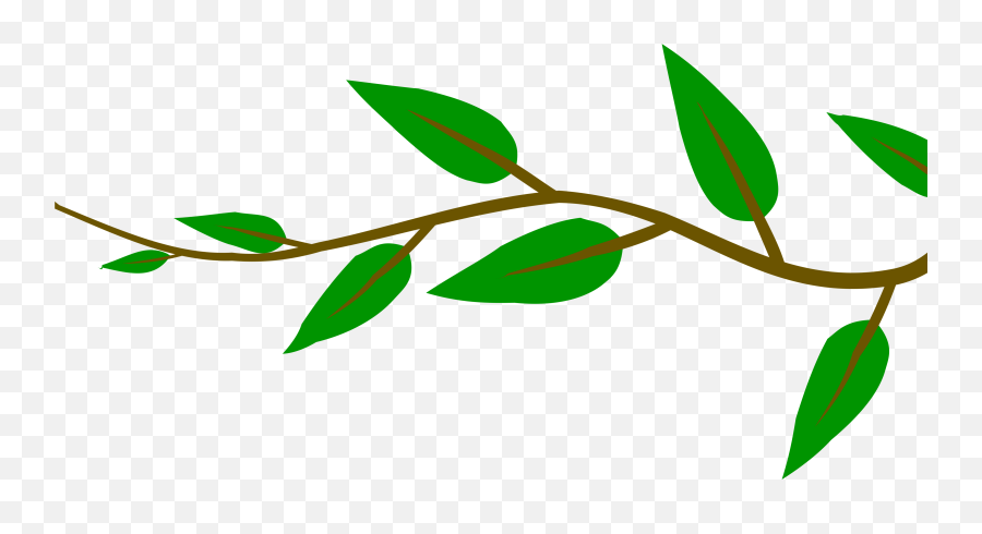 Small Leaf Png 2 Image - Branch With Leaves Clipart,Leaf Transparent Background