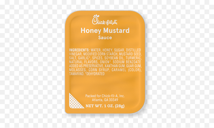 Dipping Sauces And Salad Dressings - Horizontal Png,Chick Fil A Logo Transparent