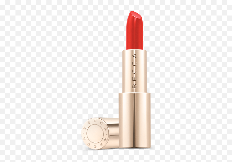 Khloe Kardashian Best Red Lipstick Nude Becca - Becca Sundae Lipstick Png,Lipstick Transparent
