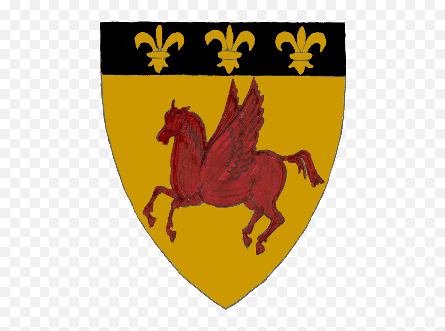 Kingdom Of Caid Roll Arms - Individual Page Stallion Png,Red Pegasus Logo