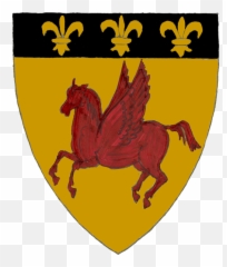 Kingdom Of Caid Roll Arms - Individual Page Stallion Png,Red Pegasus Logo