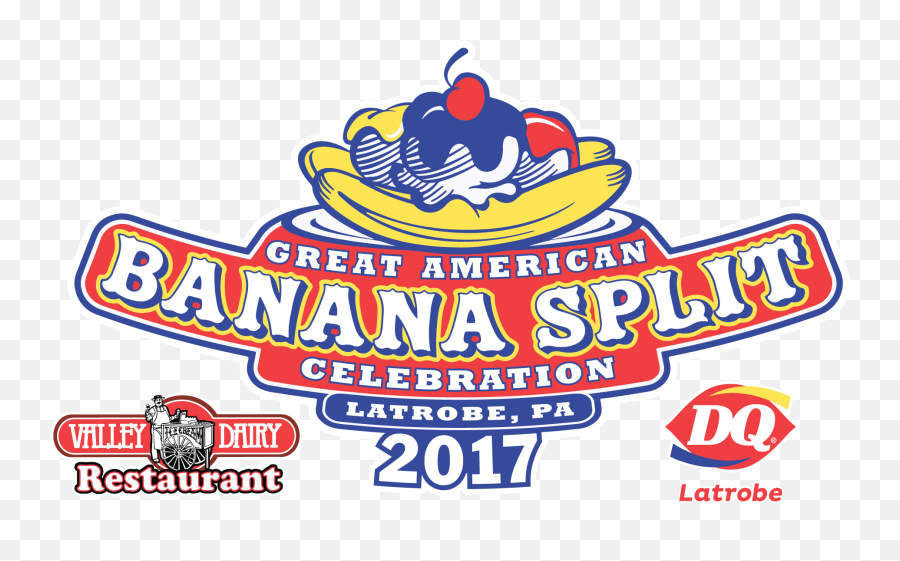 Valley Dairy Great American Banana Split Celebration Whirl - Dairy Queen Png,Banana Split Png