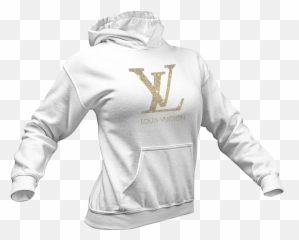Glitter Vinyl Louis Vuitton Logo Hoodie - Angel Hoodie Png,Lv Logo Png