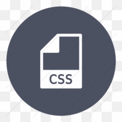 Css Icon Png - Circle Document