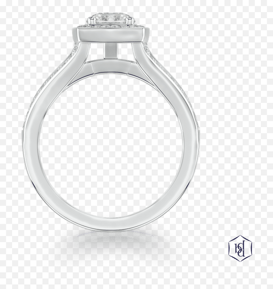 Saturn Engagement Ring 062ct E Si1 - Solid Png,Saturn Rings Png