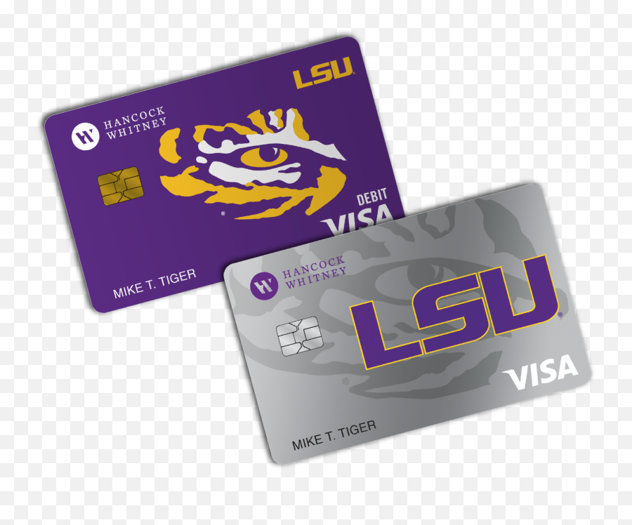The Lsu Debit U0026 Credit Cards Are Now Available - Lsu Eye Of The Tiger Png,Lsu Logo Png
