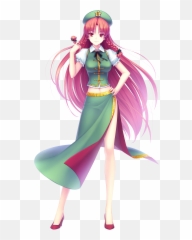 Sayori Touhou Hong Meiling Transparent Png 110924 Yandere - Meiling Hong,Sayori Transparent