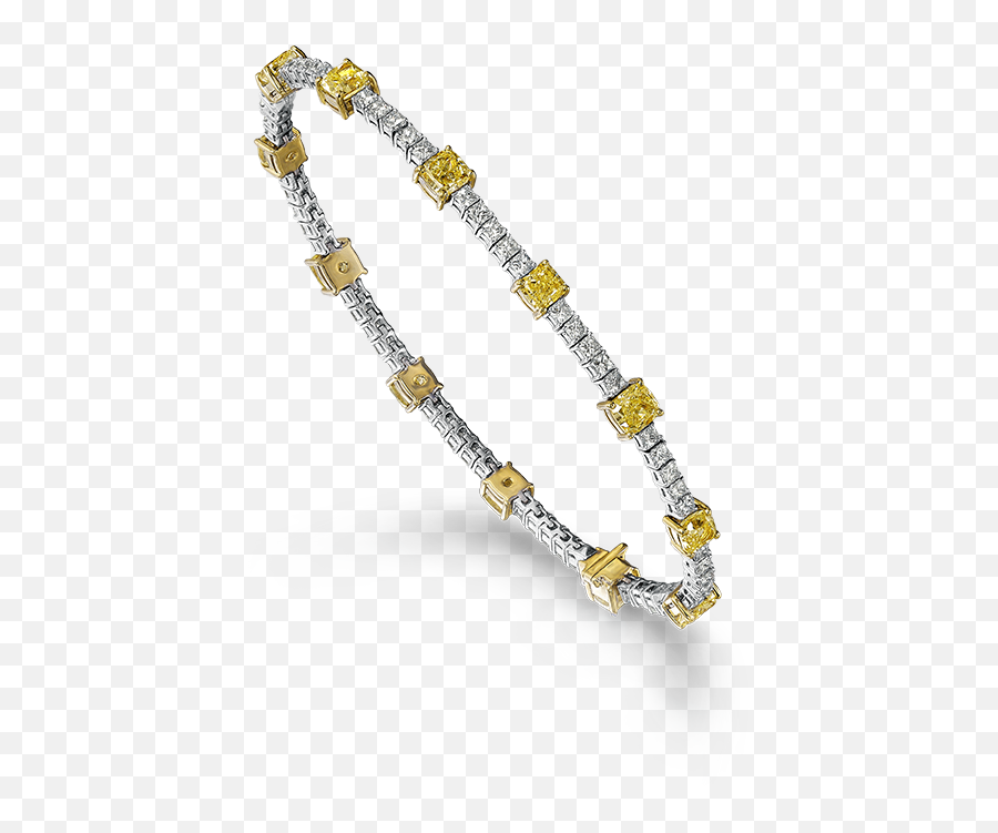 My Girl Fancy Yellow Diamond Bracelet Shimansky - Trocadéro Gardens Png,Yellow Diamond Png