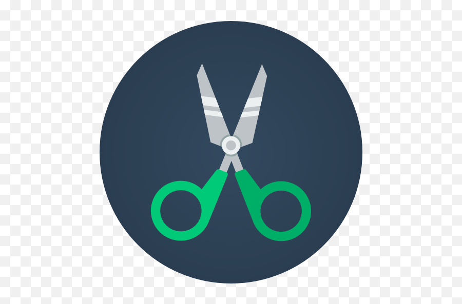 Scissors - Girly Png,Desktop Icon Scissors Cutting Circle