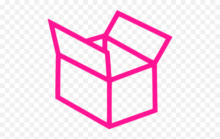 Deep Pink Box 5 Icon - Green Box Icon Png,Storage Box Icon