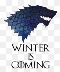 Download Winter Logo House Is Character Stark Fictional Hq - Game Of Thrones Winter Is Coming Vector Png,Stark Png