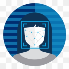 Ip Door Access Control - Kintronics Face Detection Facial Recognition Icon png
