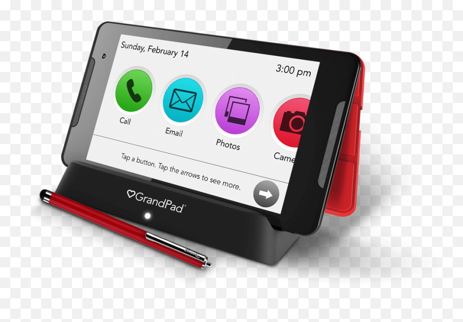 Keep Families Closer With Grandpad - Grandpad Senior Tablet Png,Acer Tablet Setting For Time Out Icon